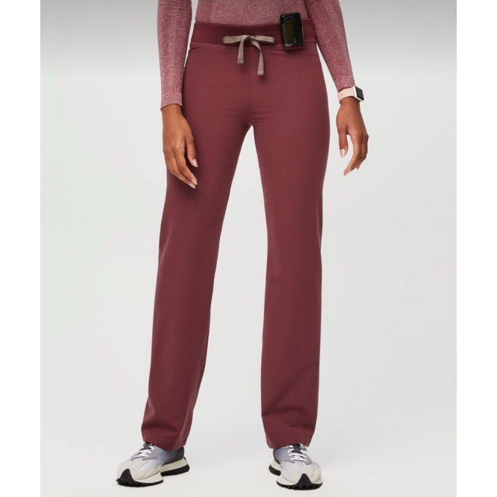 🍒 Figs Dark Cherry Women’s Livingston Scrub Pants XL